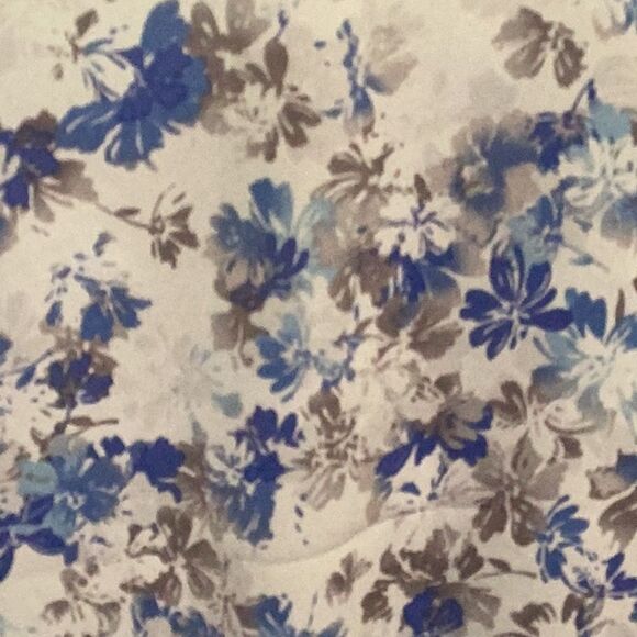 EXPRESS NEW WITH TAGS WHITE BLUE FLORAL BODYSUIT ONE PIECE SMALL - Picture 4 of 6